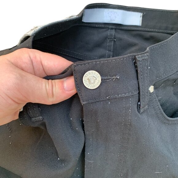 Vintage Versace Jeans Couture Size 33 Black - Picture 10 of 12